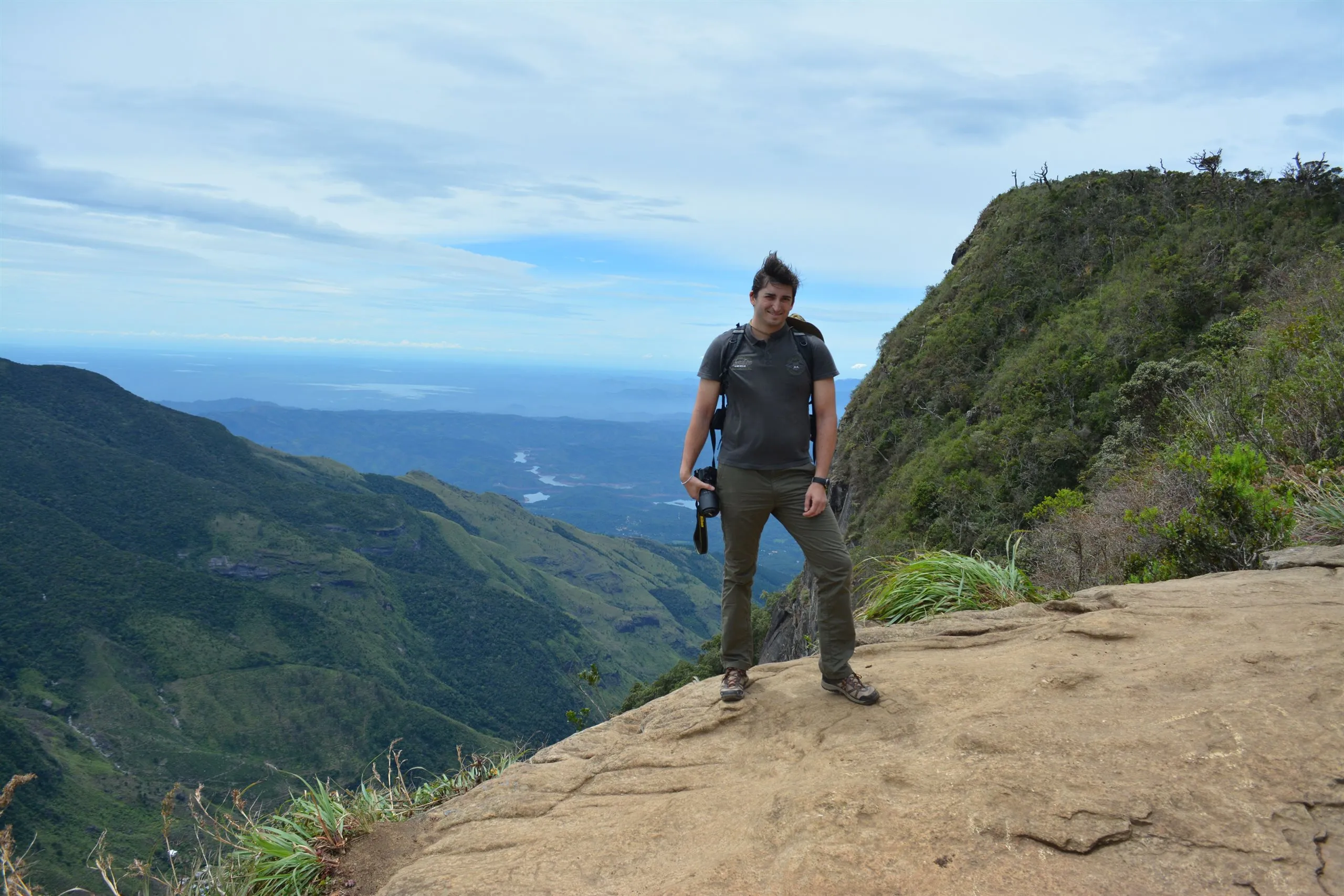 Der Blick von World's End auf der Hochebene der Horton Plains